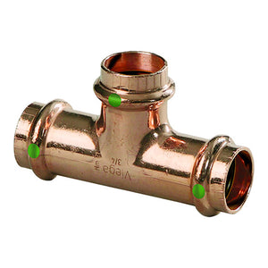 Viega ProPress 1-1/2" Copper Tee - Triple Press Connection - Smart Connect Technology OutdoorUp