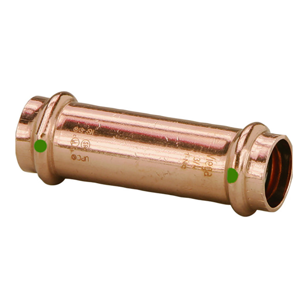 Viega ProPress 1-1/2" Extended Coupling w/o Stop - Double Press Connection - Smart Connect Technology OutdoorUp