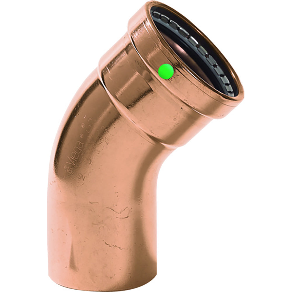 Viega ProPress - 2-1/2" - 45 Copper Elbow - Street/Press Connection - Smart Connect Technology OutdoorUp