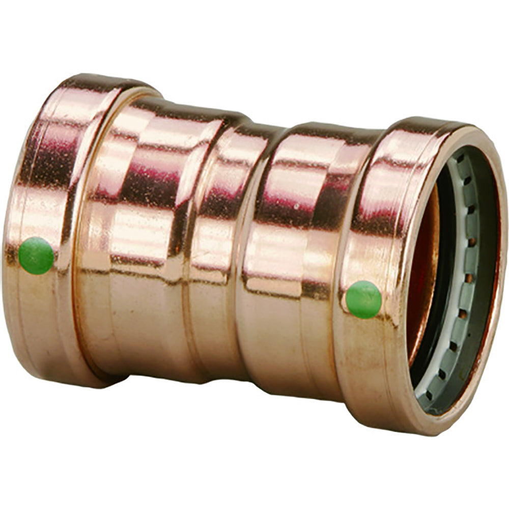 Viega ProPress 2-1/2" Copper Coupling w/Stop Double Press Connection - Smart Connect Technology OutdoorUp