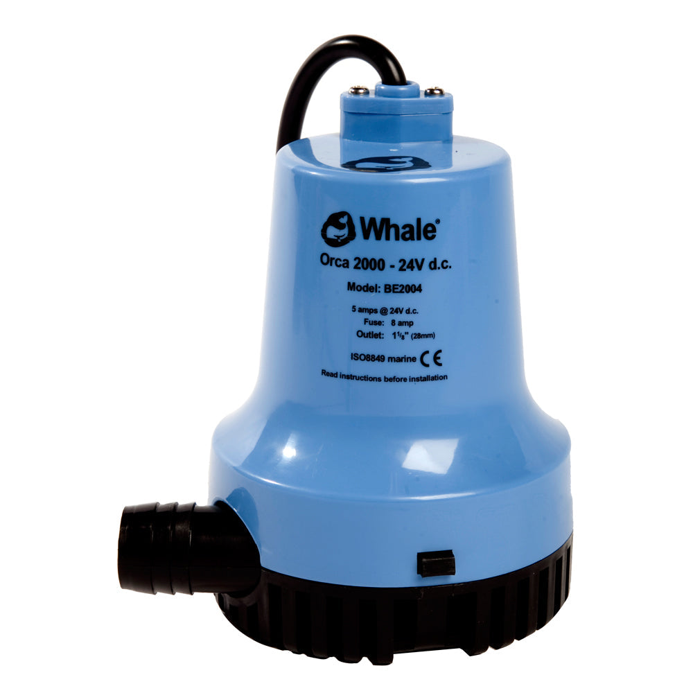 Whale Orca 2000 GPH Submersible Bilge Pump 12V OutdoorUp