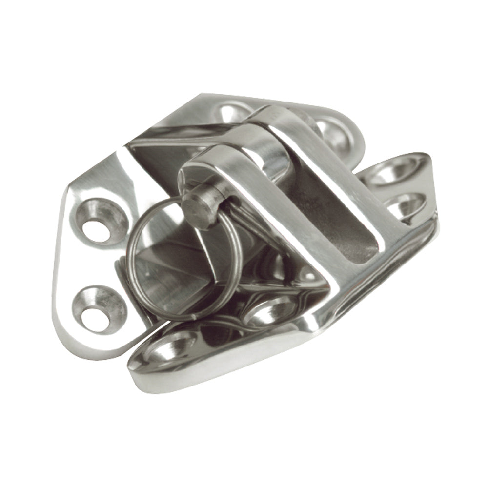 Whitecap Angled Base Hatch Hinge - 316 Stainless Steel - 3" x 2-1/2" OutdoorUp