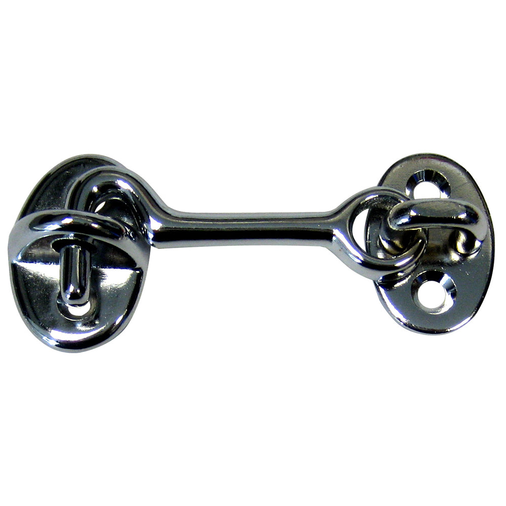 Whitecap Cabin Door Hook - CP/Brass - 2" OutdoorUp