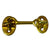 Whitecap Cabin Door Hook - Polished Brass - 2" OutdoorUp