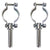 Whitecap Clamp-On Oarlocks - Zinc Plated OutdoorUp