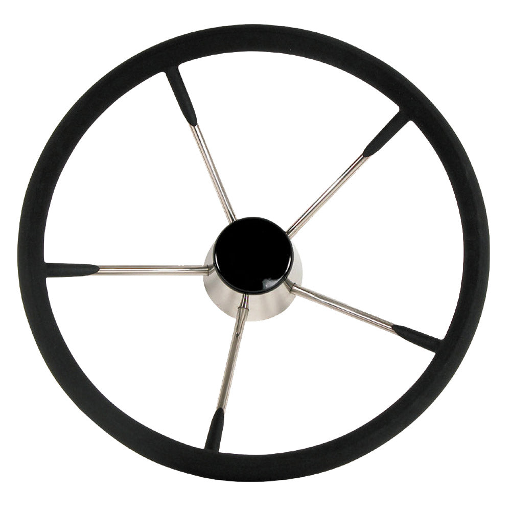 Whitecap Destroyer Steering Wheel - Black Foam, 15" Diameter OutdoorUp