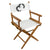 Whitecap Directors Chair w/Sail Cloth Seating - Teak OutdoorUp