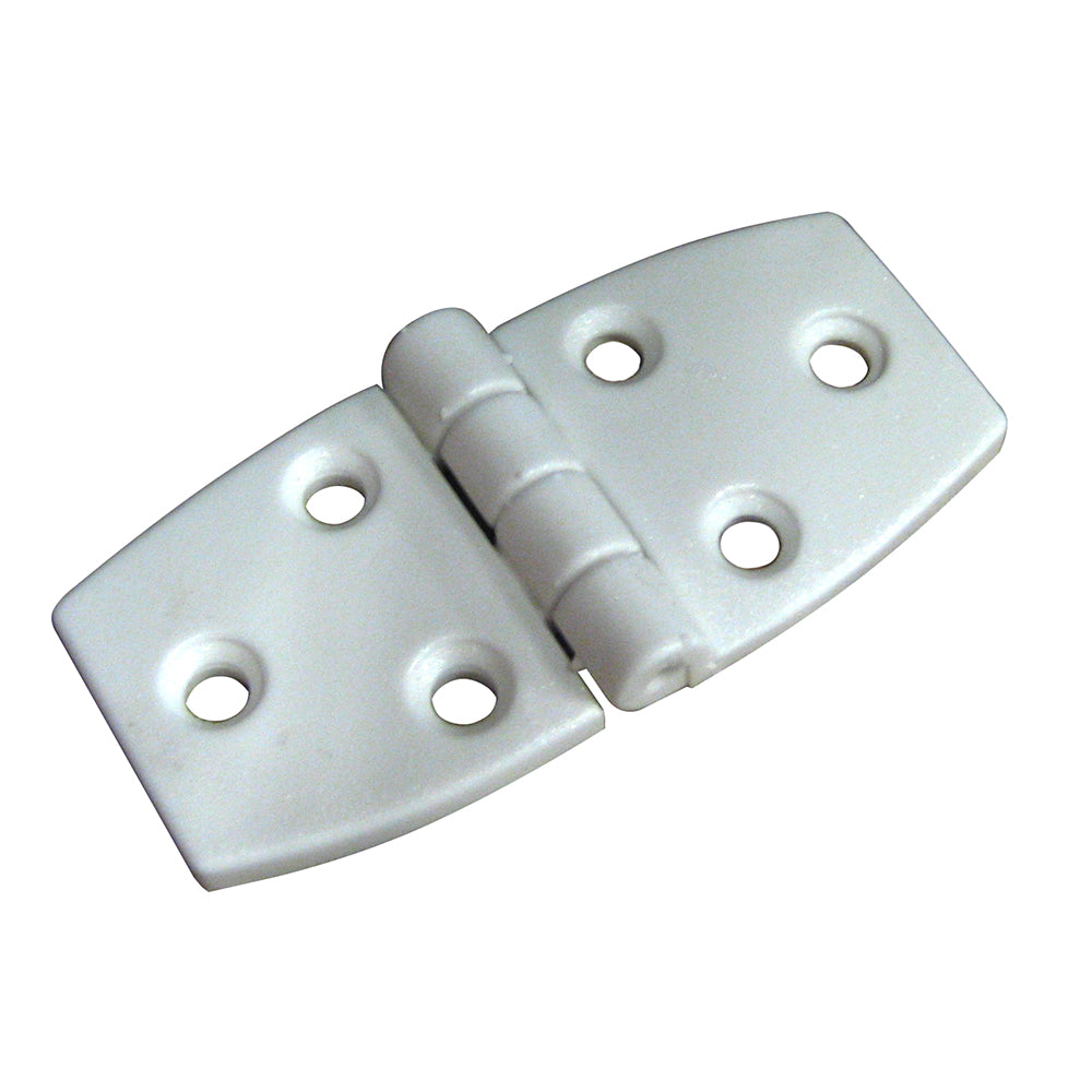 Whitecap Door Hinge - White Nylon - 1-1/2" x 3" OutdoorUp