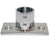 Whitecap " O.D. 90 Degree 2-Hole Rectangle Base SS Rail Fitting OutdoorUp