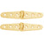 Whitecap Strap Hinge - Polished Brass - 6" x 1-1/8" - Pair OutdoorUp