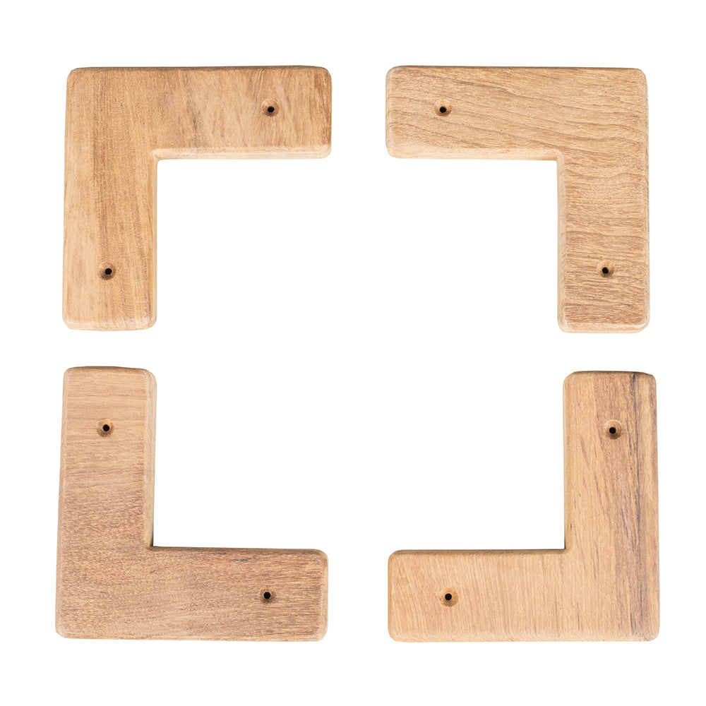 Whitecap Teak Cooler/Box Chocks - 4 Pack OutdoorUp