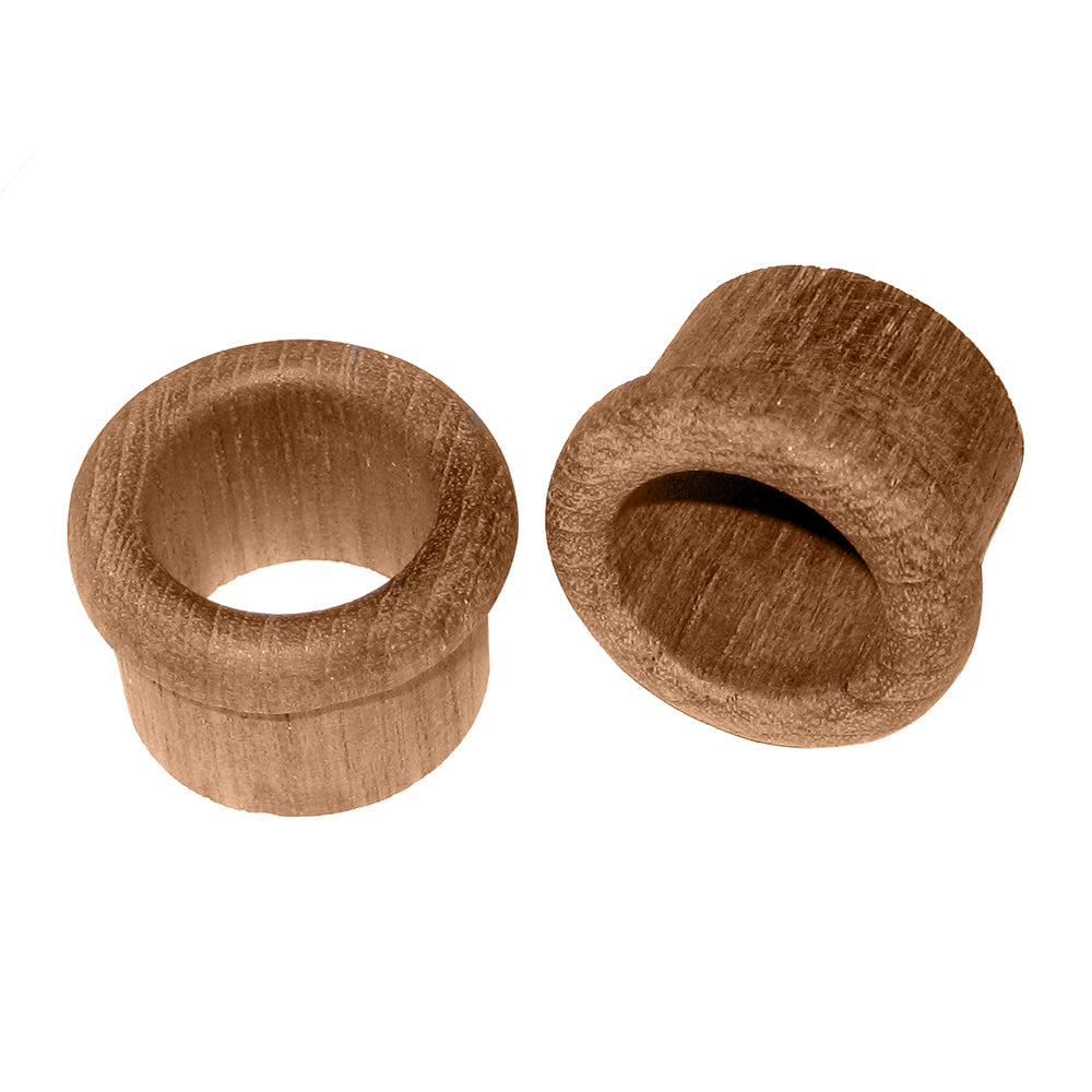 Whitecap Teak Finger Pull - 1" Barrel Length - 2 Pack OutdoorUp