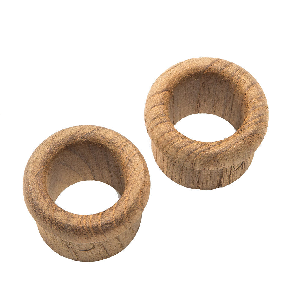 Whitecap Teak Finger Pull - 5/8" Barrel Length - 2 Pack OutdoorUp