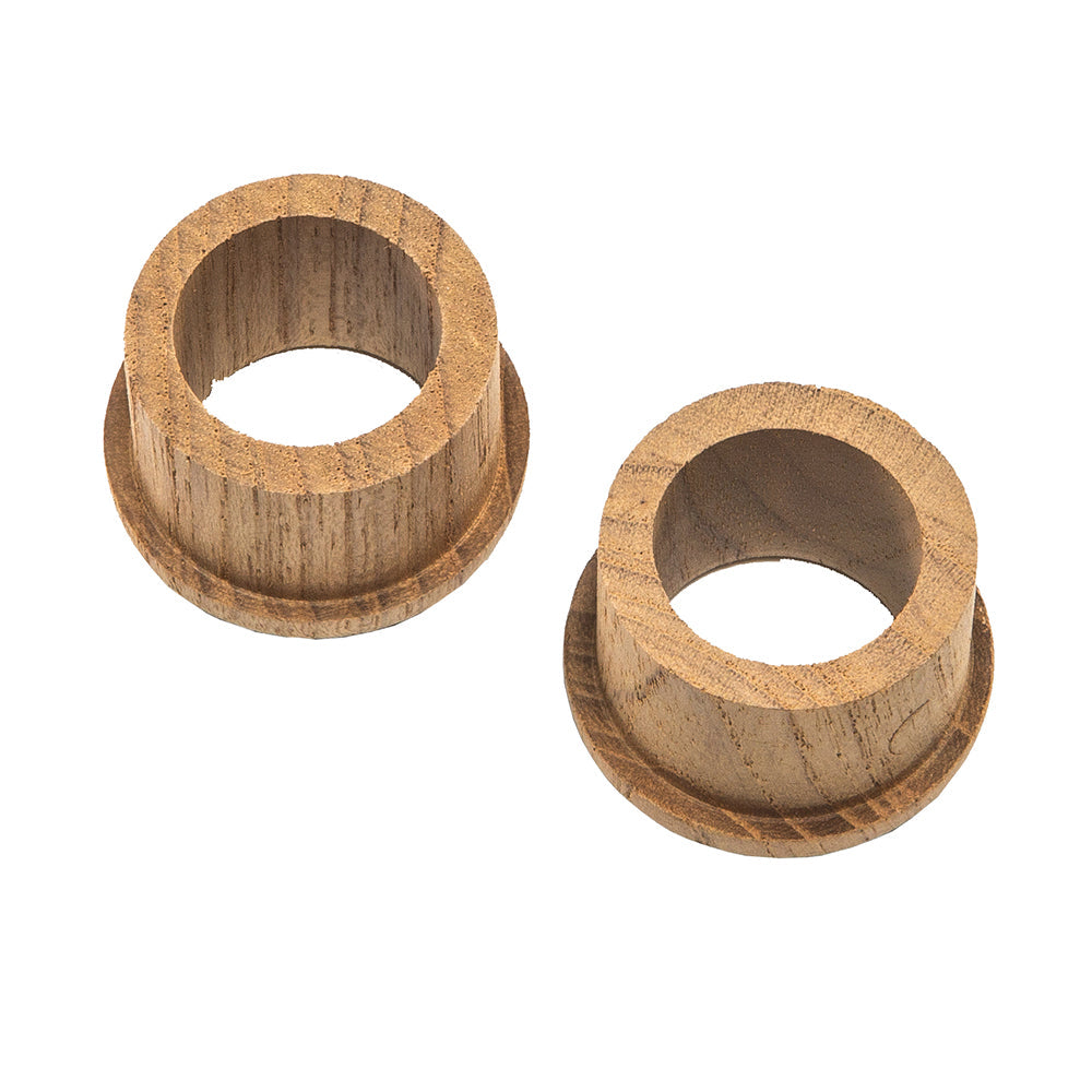 Whitecap Teak Finger Pull - 5/8" Barrel Length - 2 Pack OutdoorUp
