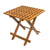 Whitecap Teak Grate Top Fold-Away Table OutdoorUp