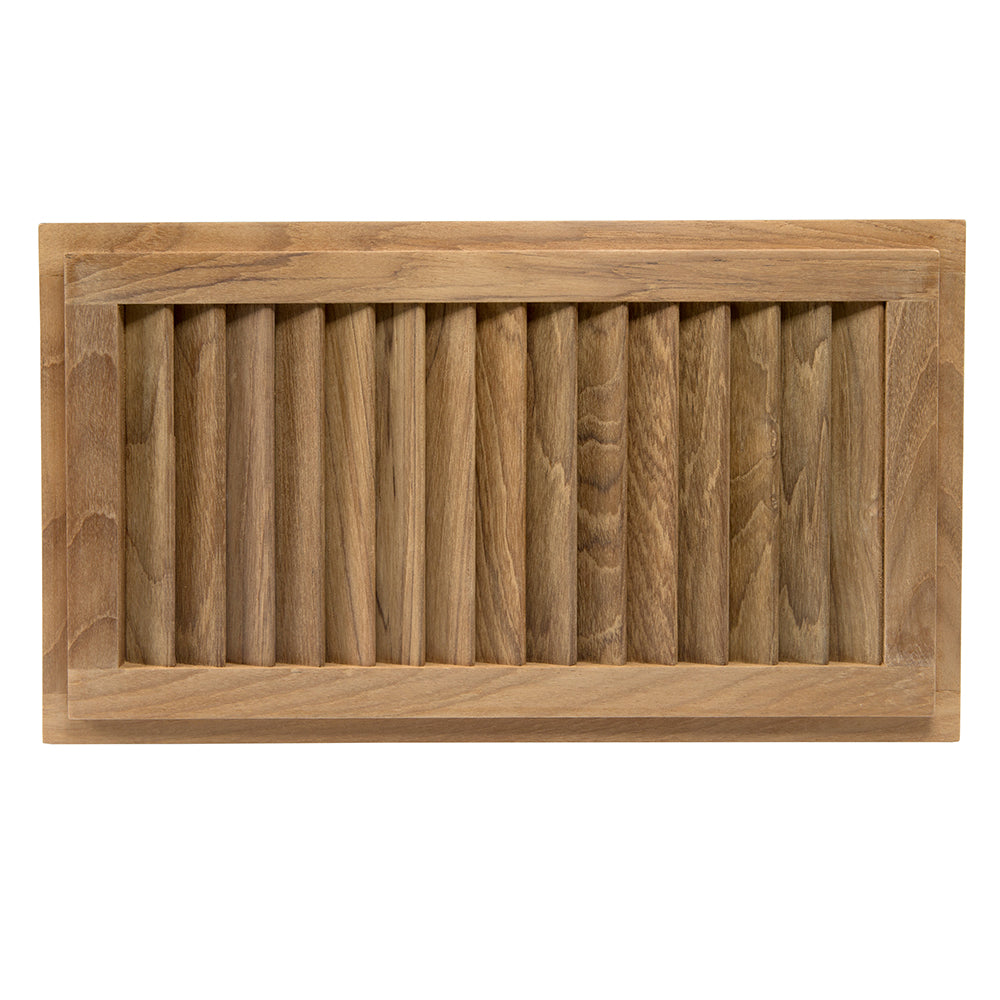 Whitecap Teak Louvered Insert - 16" x 9-1/8" x 3/4" OutdoorUp