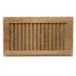 Whitecap Teak Louvered Insert - 16" x 9-1/8" x 3/4" OutdoorUp