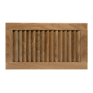 Whitecap Teak Louvered Insert - 16" x 9-1/8" x 3/4" OutdoorUp