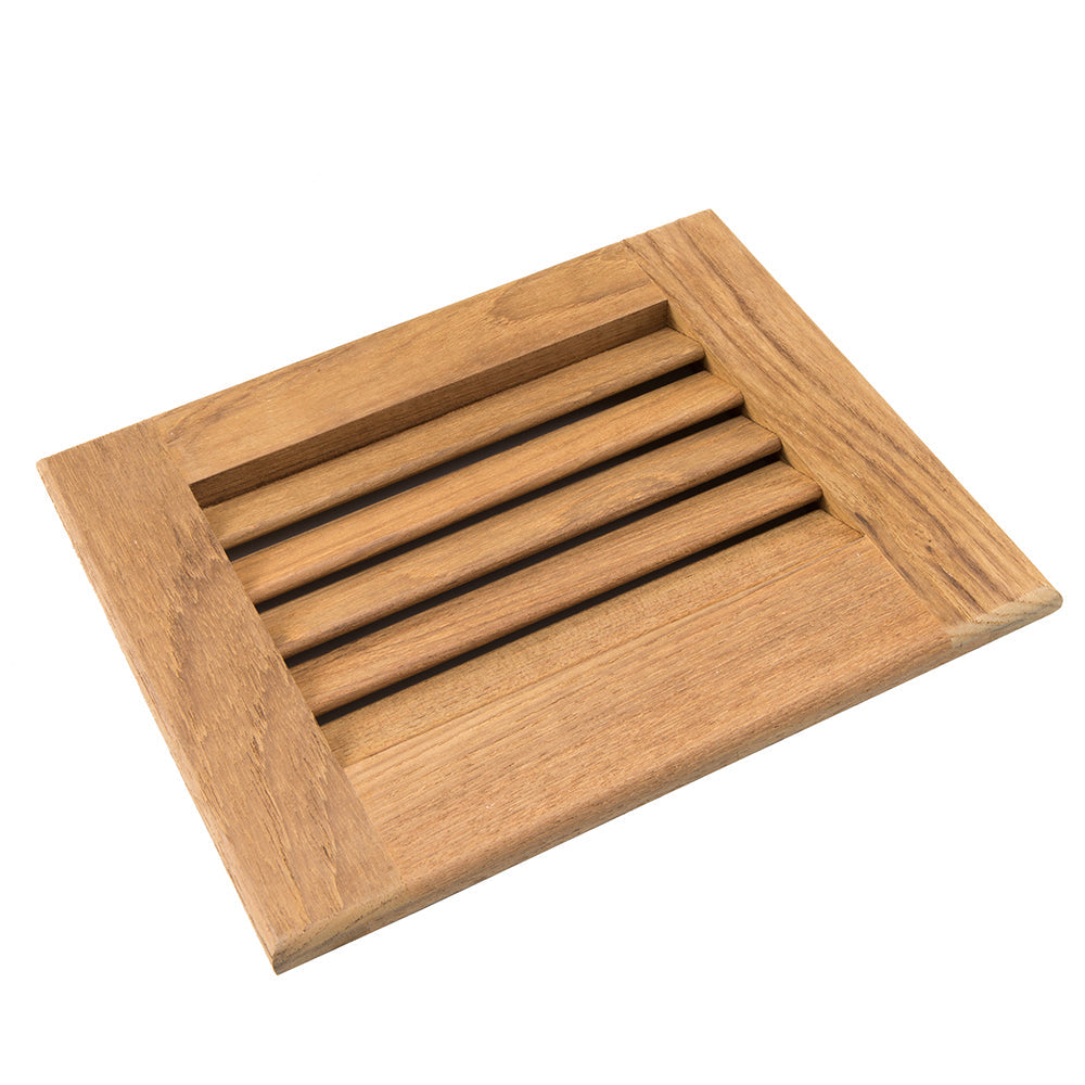 Whitecap Teak Louvered Insert - 7-1/2" x 9-1/8" x 3/4" OutdoorUp