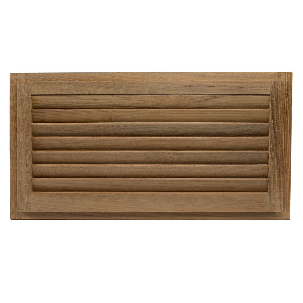 Whitecap Teak Louvered Insert - 9-3/8" x 18" x 3/4" OutdoorUp