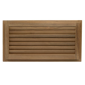 Whitecap Teak Louvered Insert - 9-3/8" x 18" x 3/4" OutdoorUp