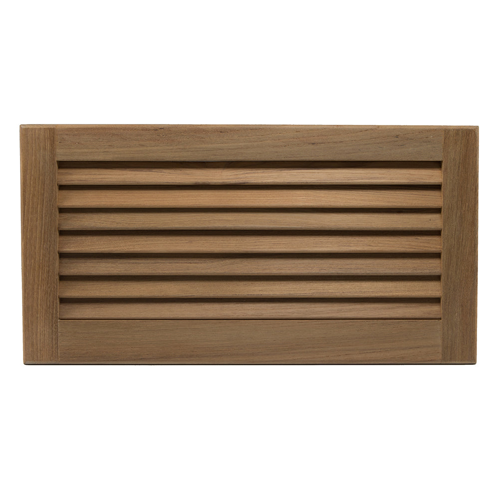 Whitecap Teak Louvered Insert - 9-3/8" x 18" x 3/4" OutdoorUp