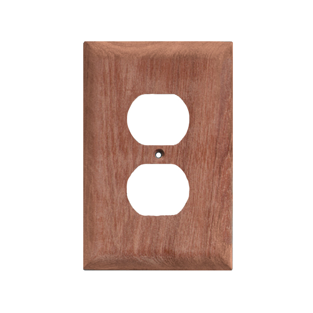 Whitecap Teak Outlet Cover/Receptacle Plate OutdoorUp