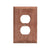 Whitecap Teak Outlet Cover/Receptacle Plate OutdoorUp