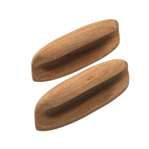 Whitecap Teak Oval Drawer Pull - 4"L - 2 Pack OutdoorUp