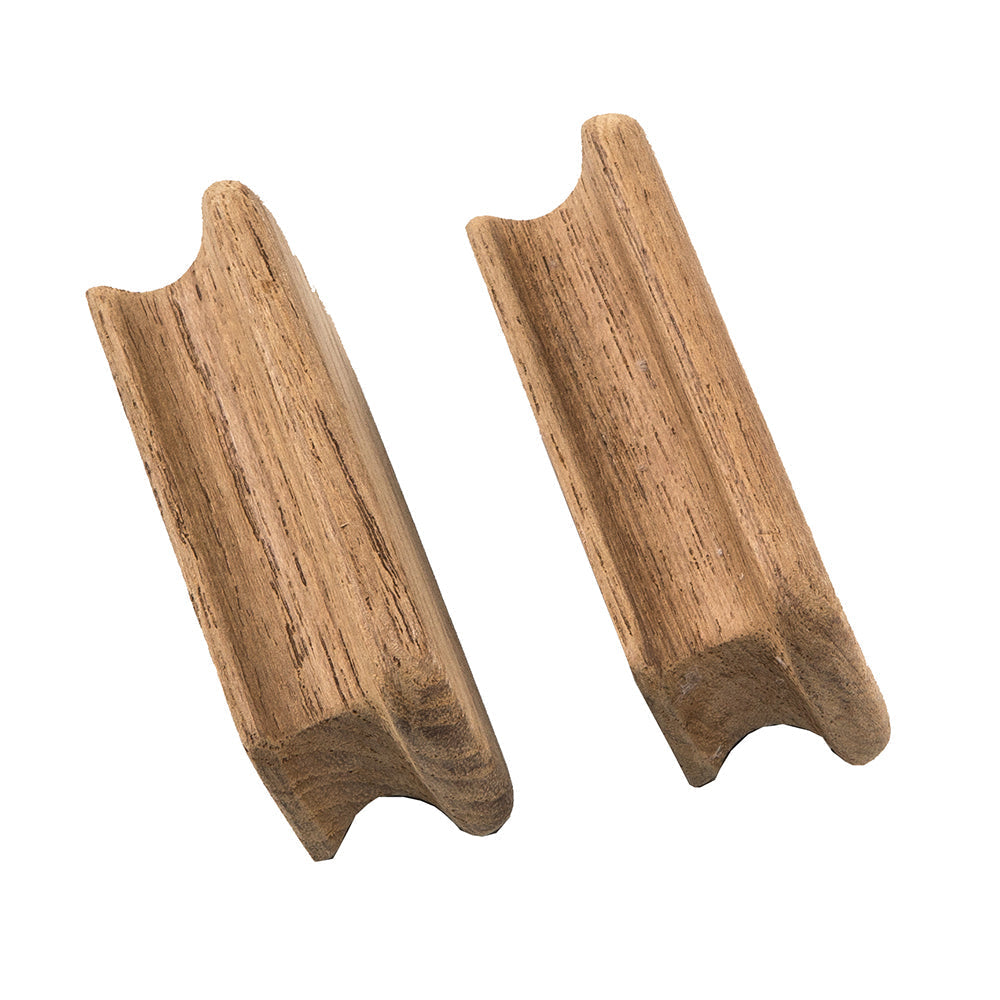 Whitecap Teak Rectangular Drawer Knob - 2-3/4"L - 2 Pack OutdoorUp