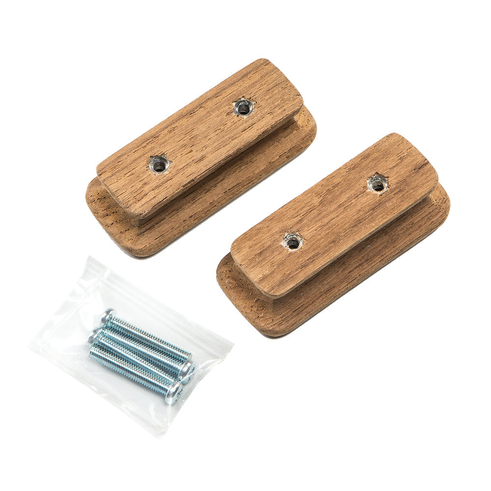 Whitecap Teak Rectangular Drawer Knob - 2-3/4"L - 2 Pack OutdoorUp