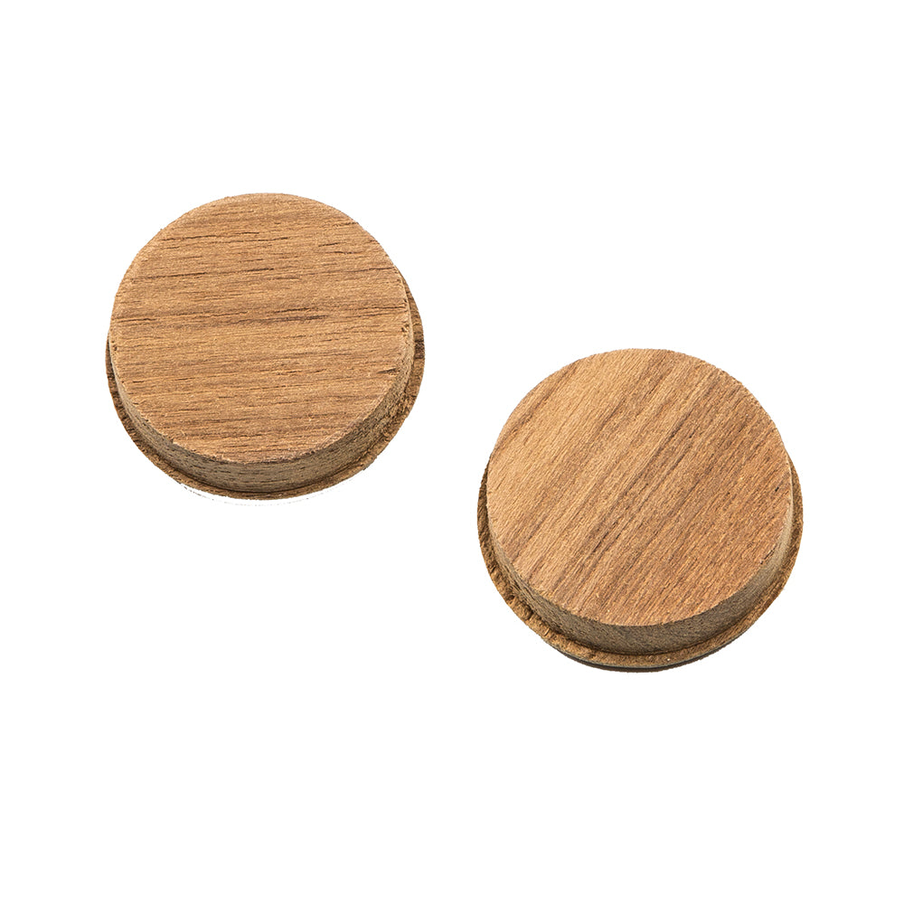 Whitecap Teak Round Drawer Pull - 1-3/8" Round - 2 Pack OutdoorUp