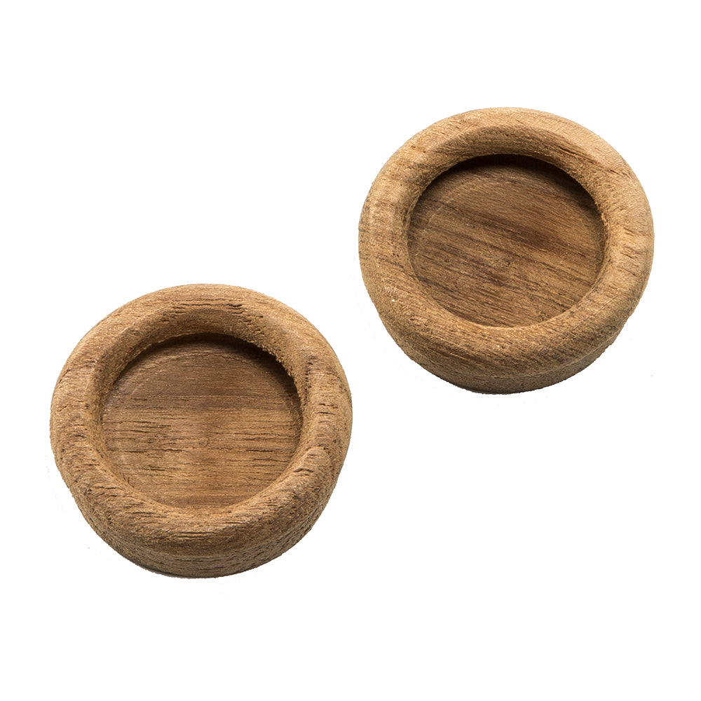 Whitecap Teak Round Drawer Pull - 1-3/8" Round - 2 Pack OutdoorUp