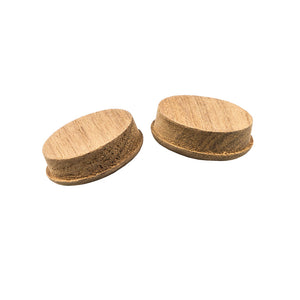 Whitecap Teak Round Drawer Pull - 1-3/8" Round - 2 Pack OutdoorUp