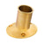 Whitecap Top-Mounted Flag Pole Socket Polished Brass - 1" ID OutdoorUp