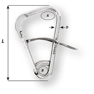 Wichard Automatic Mooring Hook - 170mm Length - 6-11/16" OutdoorUp