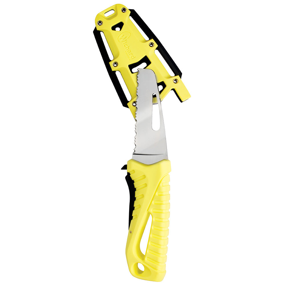 Wichard Offshore Rescue Knife Fixed Blade - Fluorescent OutdoorUp