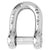 Wichard Self-Locking Allen Head Pin D Shackle - 10mm Diameter - 13/32" OutdoorUp