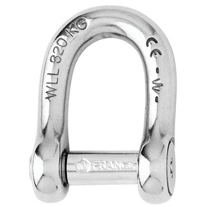 Wichard Self-Locking Allen Head Pin D Shackle - 12mm Diameter - 15/32" OutdoorUp