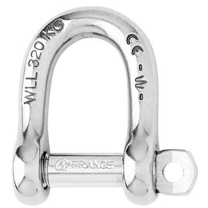 Wichard Self-Locking D Shackle - 12mm Diameter - 15/32" OutdoorUp