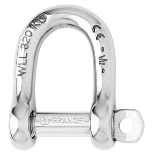 Wichard Self-Locking D Shackle - Diameter 10mm - 13/32" OutdoorUp