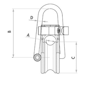 Wichard Soft Snatch Block - 10mm Rope Size OutdoorUp