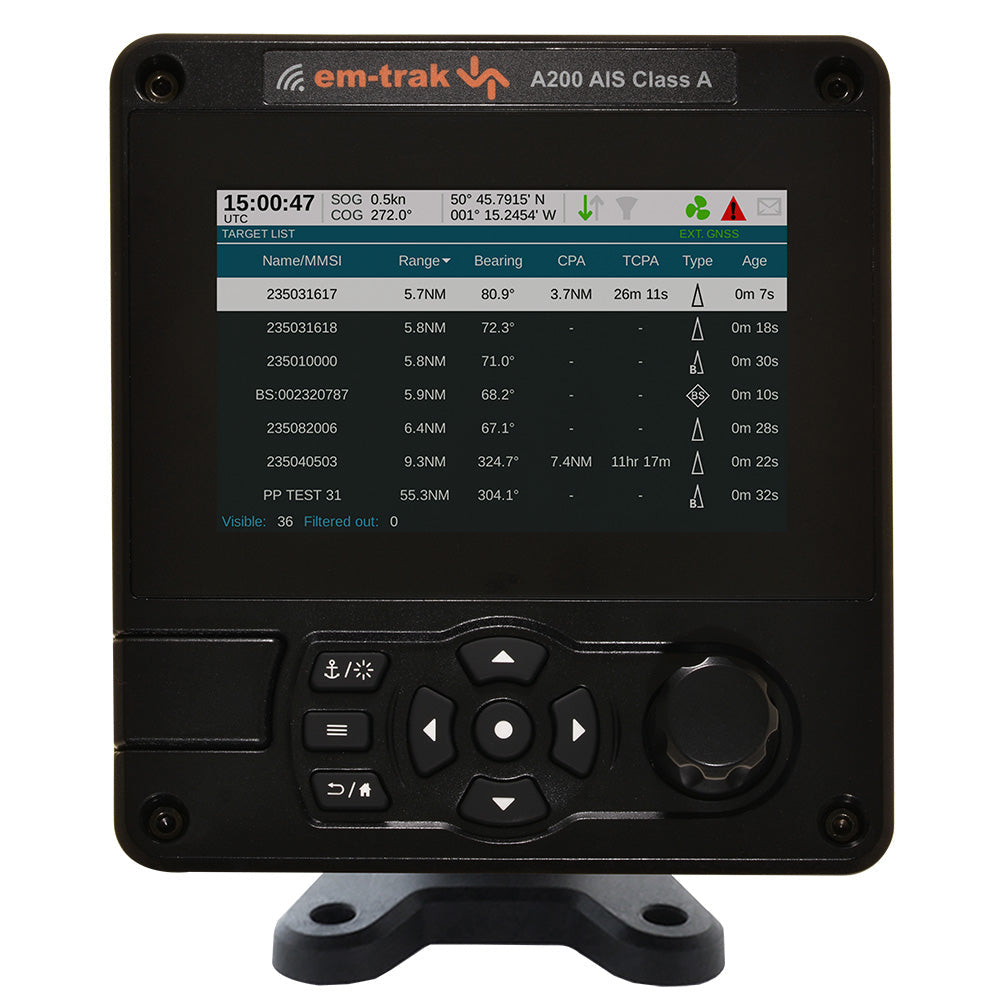 em-trak A200 Class A AIS Transceiver OutdoorUp